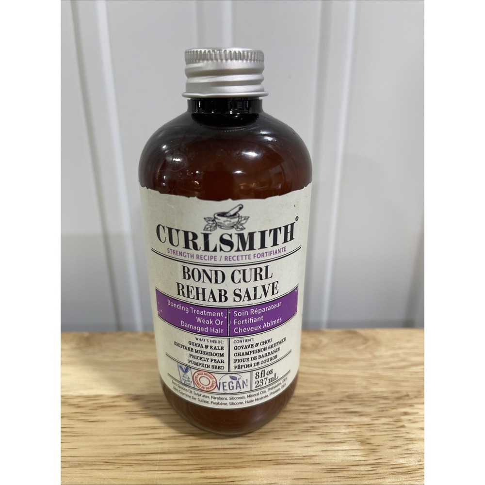 Curlsmith Bond Curl Rehab Salve for Weak Damaged Hair Bonding Treatment 8oz